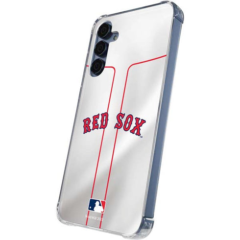 MLB Boston Red Sox Home Jersey Galaxy S24 Clear Case
