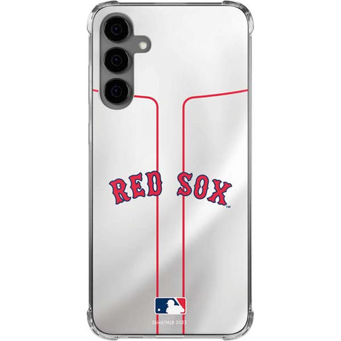 MLB Boston Red Sox Home Jersey Galaxy S24 Plus Clear Case