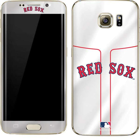 MLB Boston Red Sox Home Jersey Galaxy S7 Edge Skin