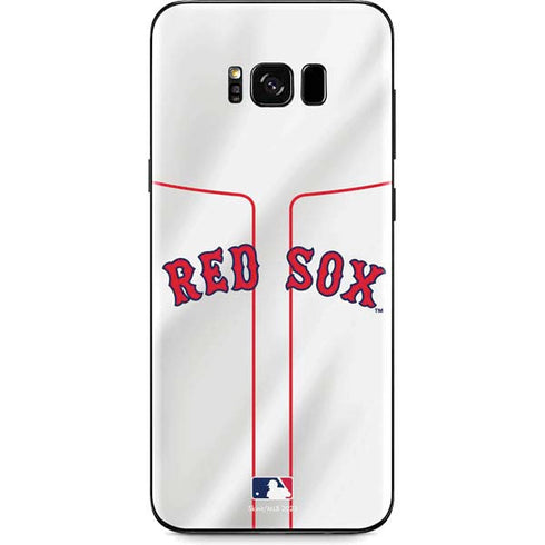 MLB Boston Red Sox Home Jersey Galaxy S8 Plus Skin