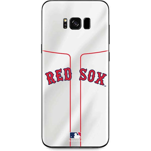 MLB Boston Red Sox Home Jersey Galaxy S8 Skin