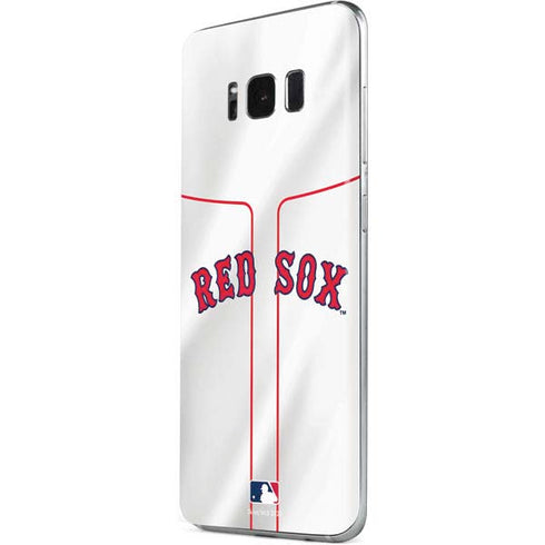 MLB Boston Red Sox Home Jersey Galaxy S8 Skin