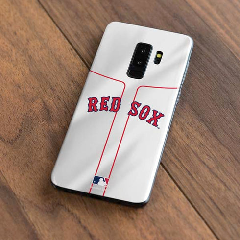 MLB Boston Red Sox Home Jersey Galaxy S9 Plus Skin