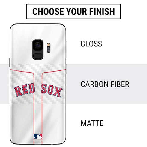 MLB Boston Red Sox Home Jersey Galaxy S9 Skin
