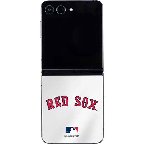 MLB Boston Red Sox Home Jersey Galaxy Z Flip5 5G Skin