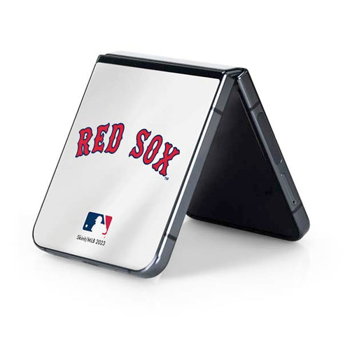MLB Boston Red Sox Home Jersey Galaxy Z Flip5 5G Skin