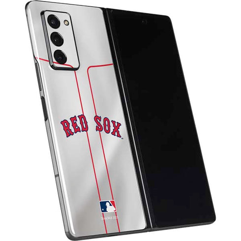 MLB Boston Red Sox Home Jersey Galaxy Z Fold2 5G Skin