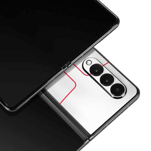 MLB Boston Red Sox Home Jersey Galaxy Z Fold3 5G Skin