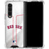 MLB Boston Red Sox Home Jersey Galaxy Z Fold4 5G Clear Case