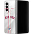 MLB Boston Red Sox Home Jersey Galaxy Z Fold4 5G Skin