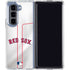 MLB Boston Red Sox Home Jersey Galaxy Z Fold5 5G Clear Case