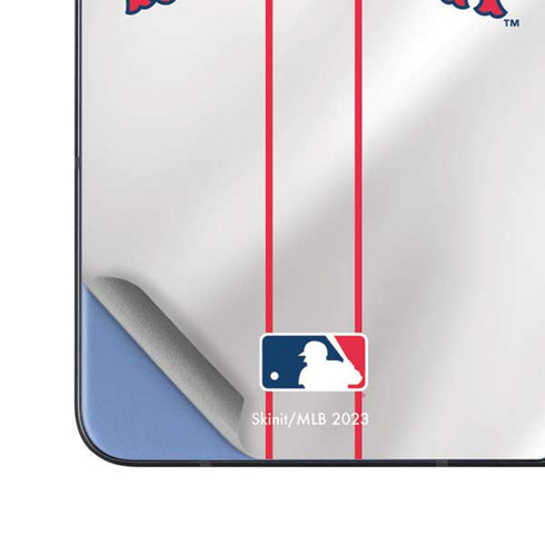 MLB Boston Red Sox Home Jersey Galaxy Z Fold5 5G Skin