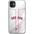 MLB Boston Red Sox Home Jersey iPhone 11 Clear Case