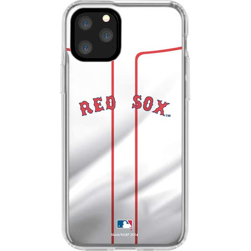 MLB Boston Red Sox Home Jersey iPhone 11 Pro Clear Case