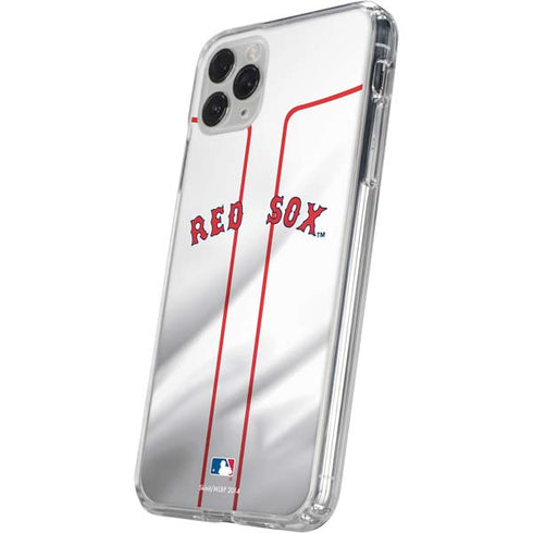 MLB Boston Red Sox Home Jersey iPhone 11 Pro Clear Case