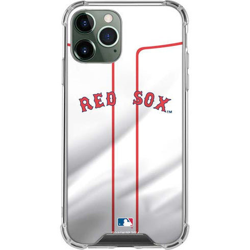 MLB Boston Red Sox Home Jersey iPhone 11 Pro Max Clear Case