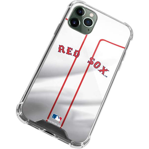 MLB Boston Red Sox Home Jersey iPhone 11 Pro Max Clear Case