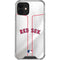MLB Boston Red Sox Home Jersey iPhone 12 Clear Case