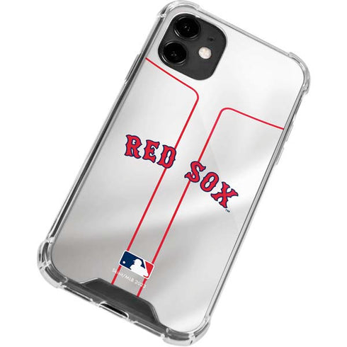 MLB Boston Red Sox Home Jersey iPhone 12 Clear Case
