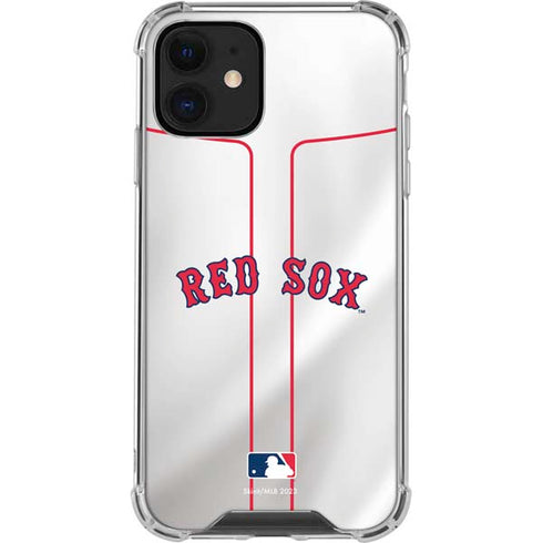 MLB Boston Red Sox Home Jersey iPhone 12 Mini Clear Case