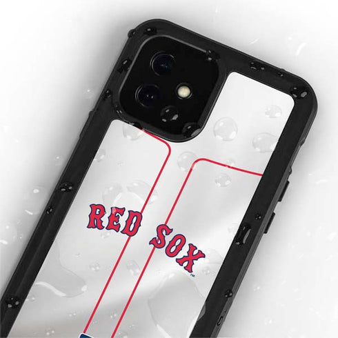 MLB Boston Red Sox Home Jersey iPhone 12 Mini Waterproof Case