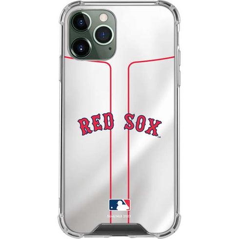 MLB Boston Red Sox Home Jersey iPhone 12 Pro Clear Case
