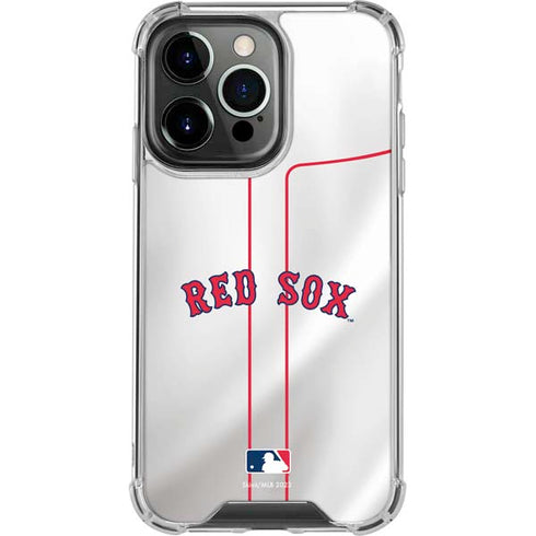 MLB Boston Red Sox Home Jersey iPhone 13 Pro Clear Case
