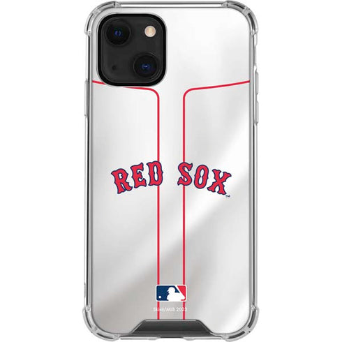 MLB Boston Red Sox Home Jersey iPhone 14 Clear Case