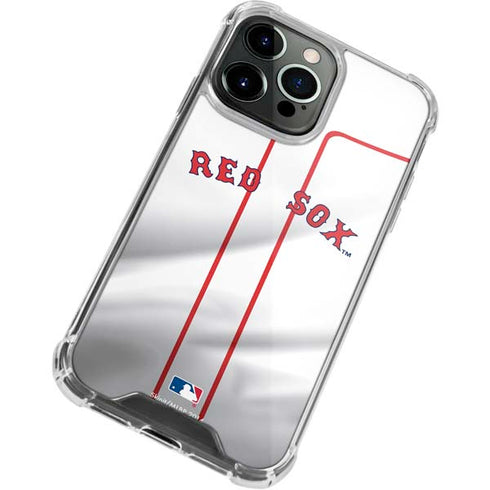 MLB Boston Red Sox Home Jersey iPhone 14 Pro Clear Case