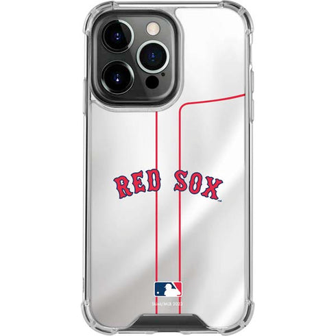 MLB Boston Red Sox Home Jersey iPhone 15 Pro Clear Case