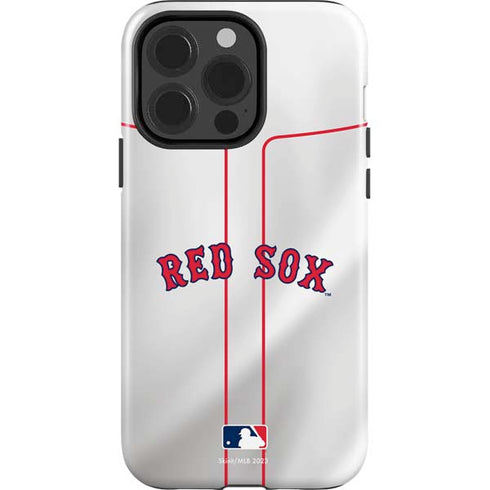 MLB Boston Red Sox Home Jersey iPhone 15 Pro Impact Case