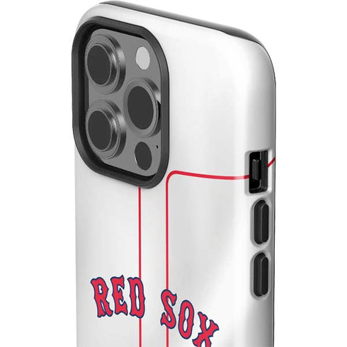 MLB Boston Red Sox Home Jersey iPhone 14 Pro Impact Case