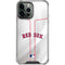 MLB Boston Red Sox Home Jersey iPhone 15 Pro Max Clear Case