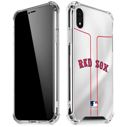 MLB Boston Red Sox Home Jersey iPhone XR Clear Case