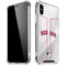 MLB Boston Red Sox Home Jersey iPhone XS Max Clear Case