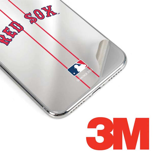 MLB Boston Red Sox Home Jersey iPhone XS Max Skin