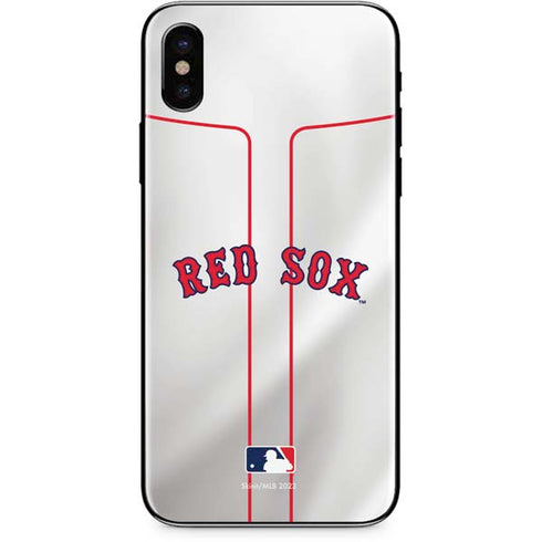 MLB Boston Red Sox Home Jersey iPhone XS Skin