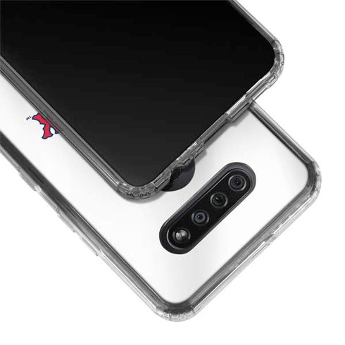 MLB Boston Red Sox Home Jersey LG K51/Q51 Clear Case