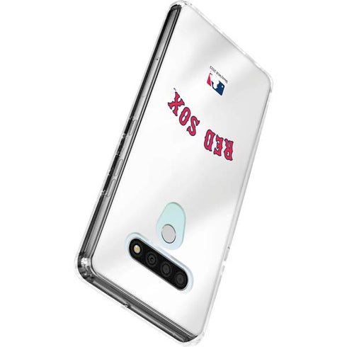 MLB Boston Red Sox Home Jersey LG Stylo 6 Clear Case