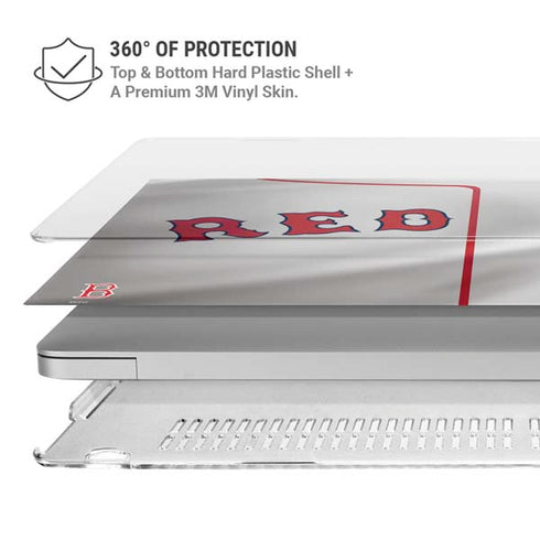 MLB Boston Red Sox Home Jersey MacBook Air 13in M1 (2021) Case plus Skin