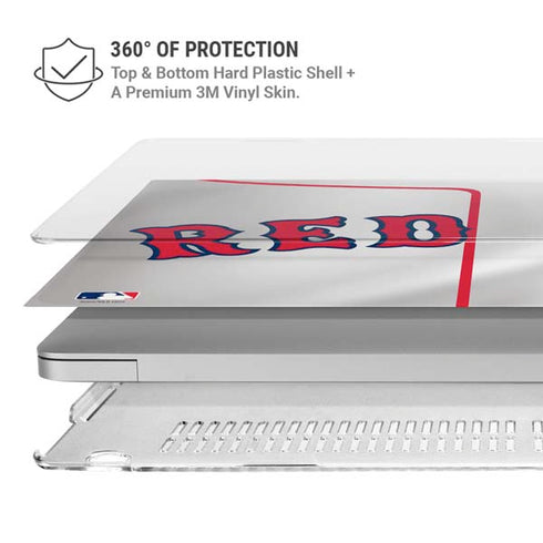 MLB Boston Red Sox Home Jersey MacBook Pro 13in (2020) Case plus Skin