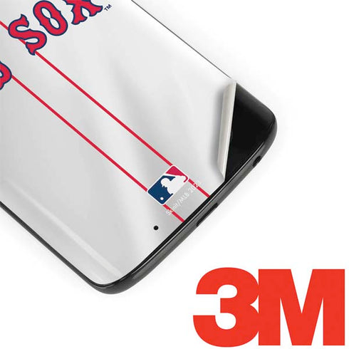 MLB Boston Red Sox Home Jersey Moto G6 Skin