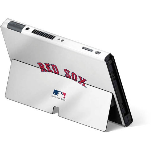 MLB Boston Red Sox Home Jersey Nintendo Switch OLED (2021) Skin