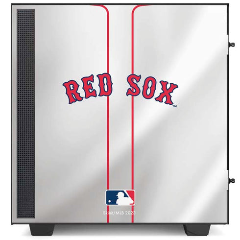 MLB Boston Red Sox Home Jersey NZXT H510 Compact ATX Mid-Tower Case Skin