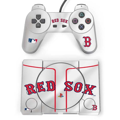 MLB Boston Red Sox Home Jersey PlayStation Classic Bundle Skin