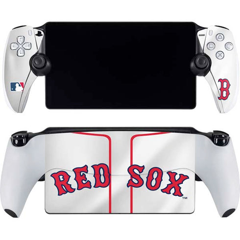 MLB Boston Red Sox Home Jersey PlayStation Portal Remote Player Skin