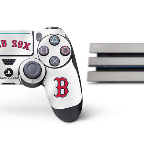 MLB Boston Red Sox Home Jersey PS4 Pro Bundle Skin