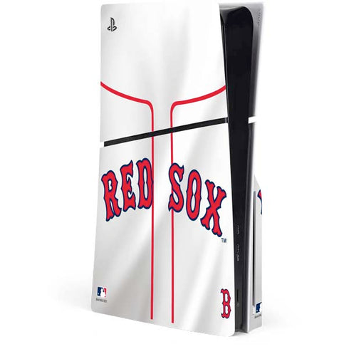 MLB Boston Red Sox Home Jersey PS5 Slim Disk Console Skin