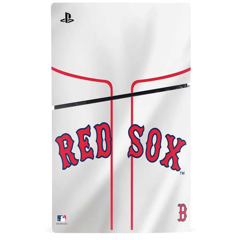 MLB Boston Red Sox Home Jersey PS5 Slim Disk Console Skin