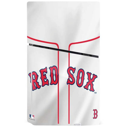MLB Boston Red Sox Home Jersey PS5 Slim Disk Console Skin